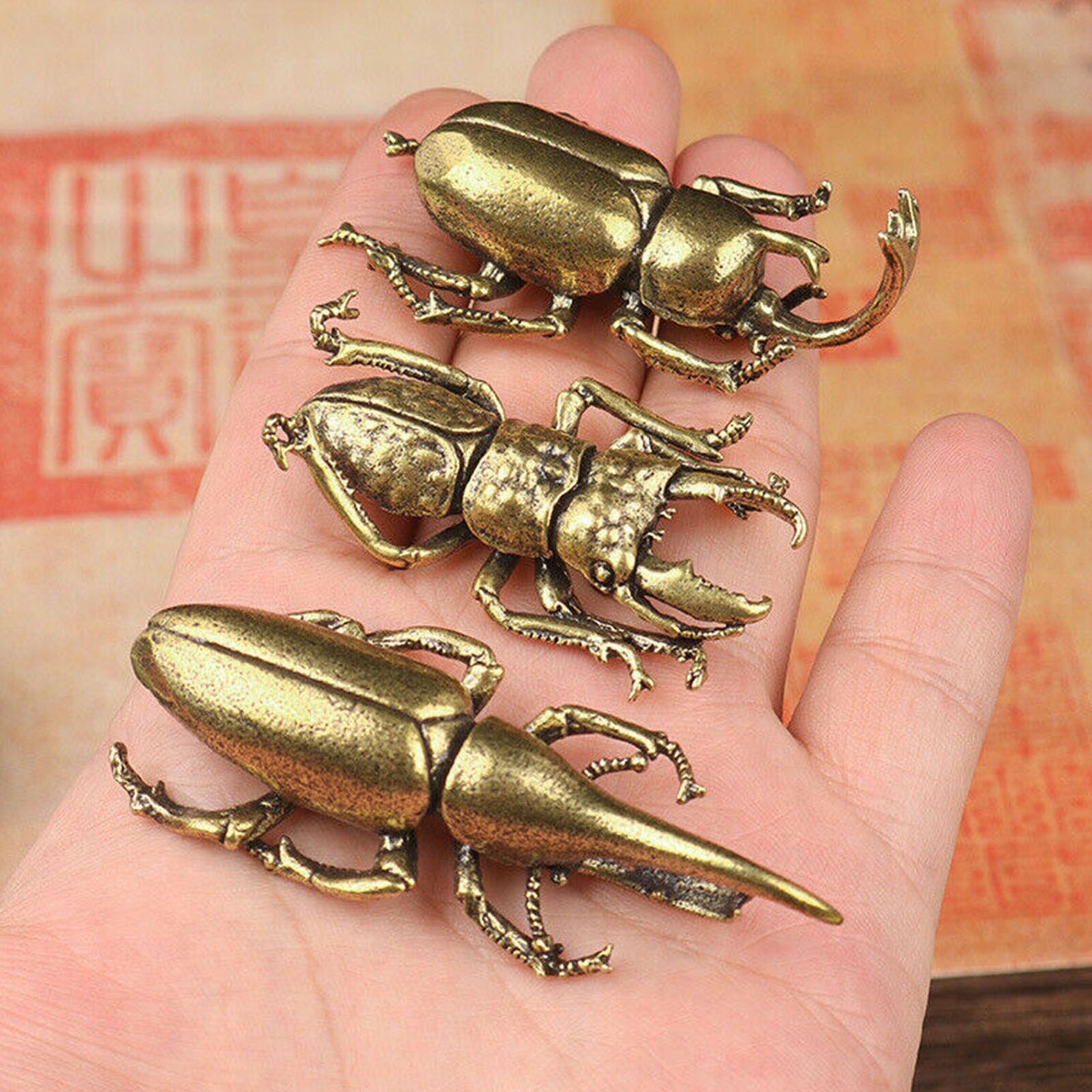 Brass Insect Decorative Crafts Statue House Ornaments Animal Gifts