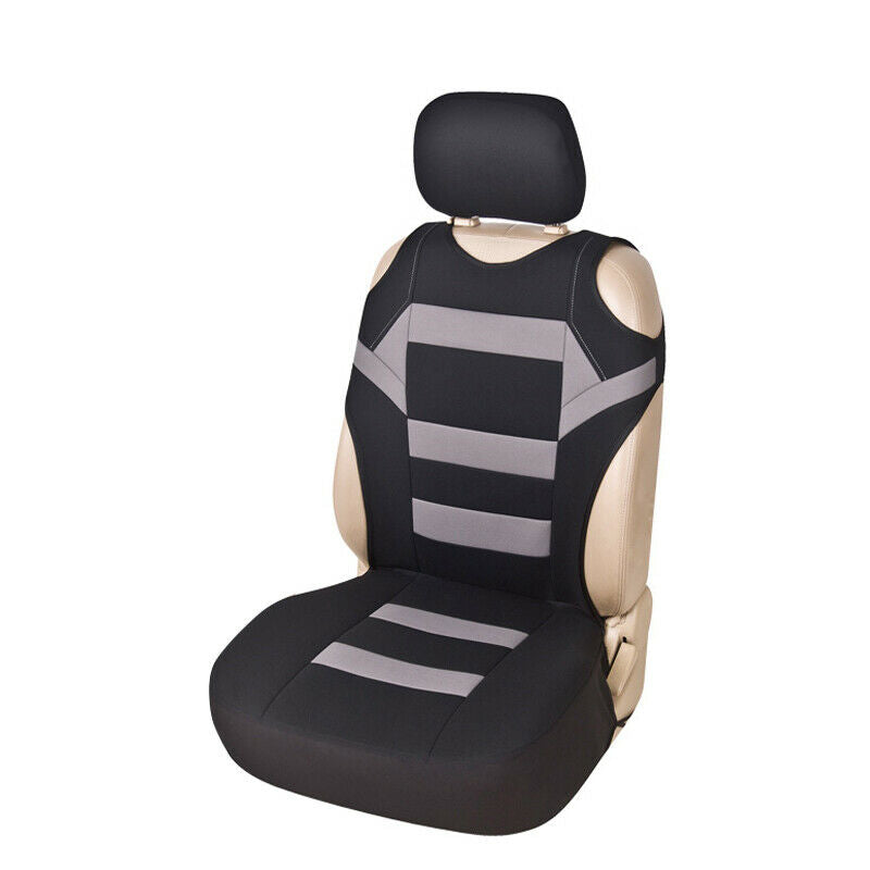 Universal 2 PCS Car Double Front Vest Design Seat Soft Cover Cushion Protector
