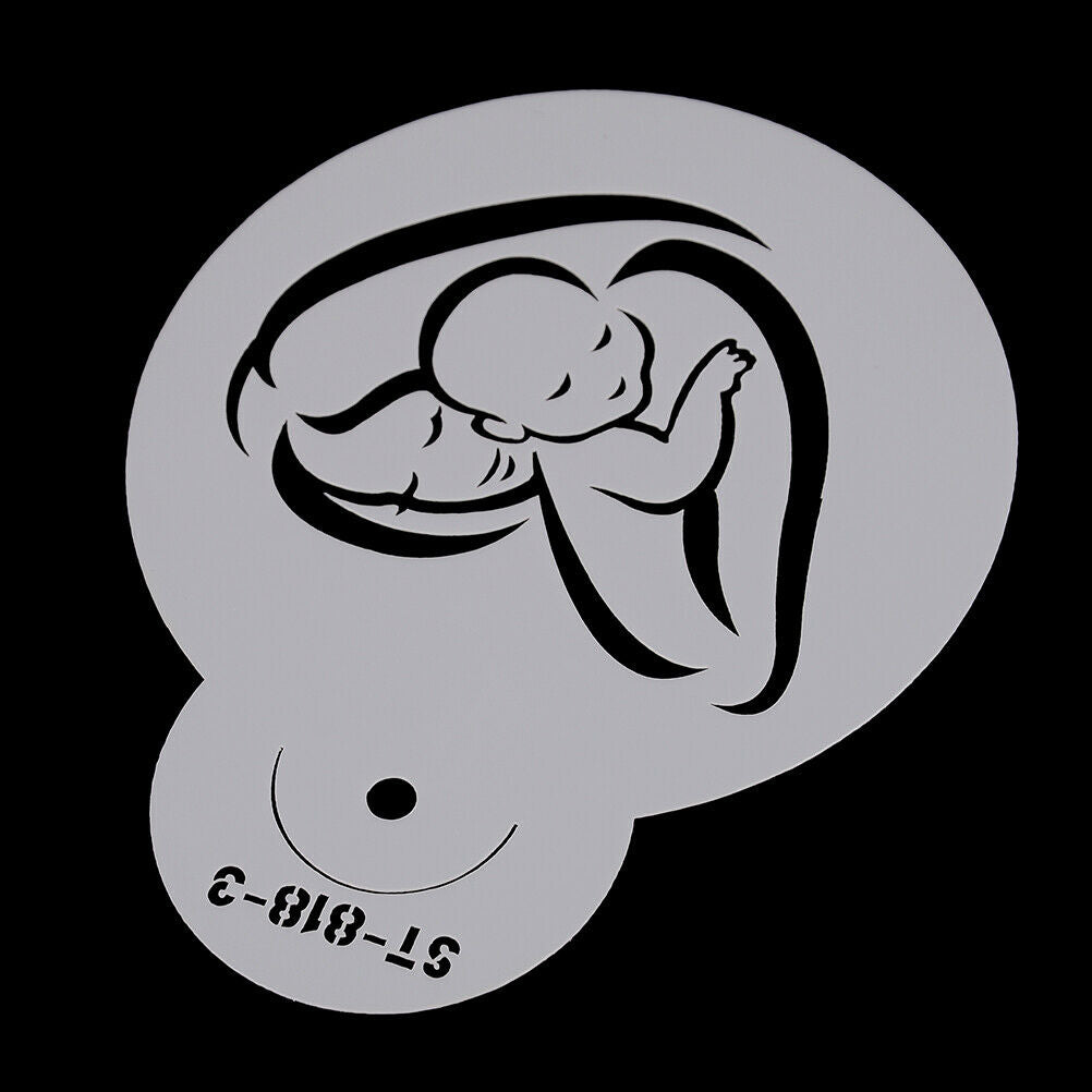 3pc Mom Love Baby Cookie Cake Stencil  Cupcake Stencil for Decorating Too.l8