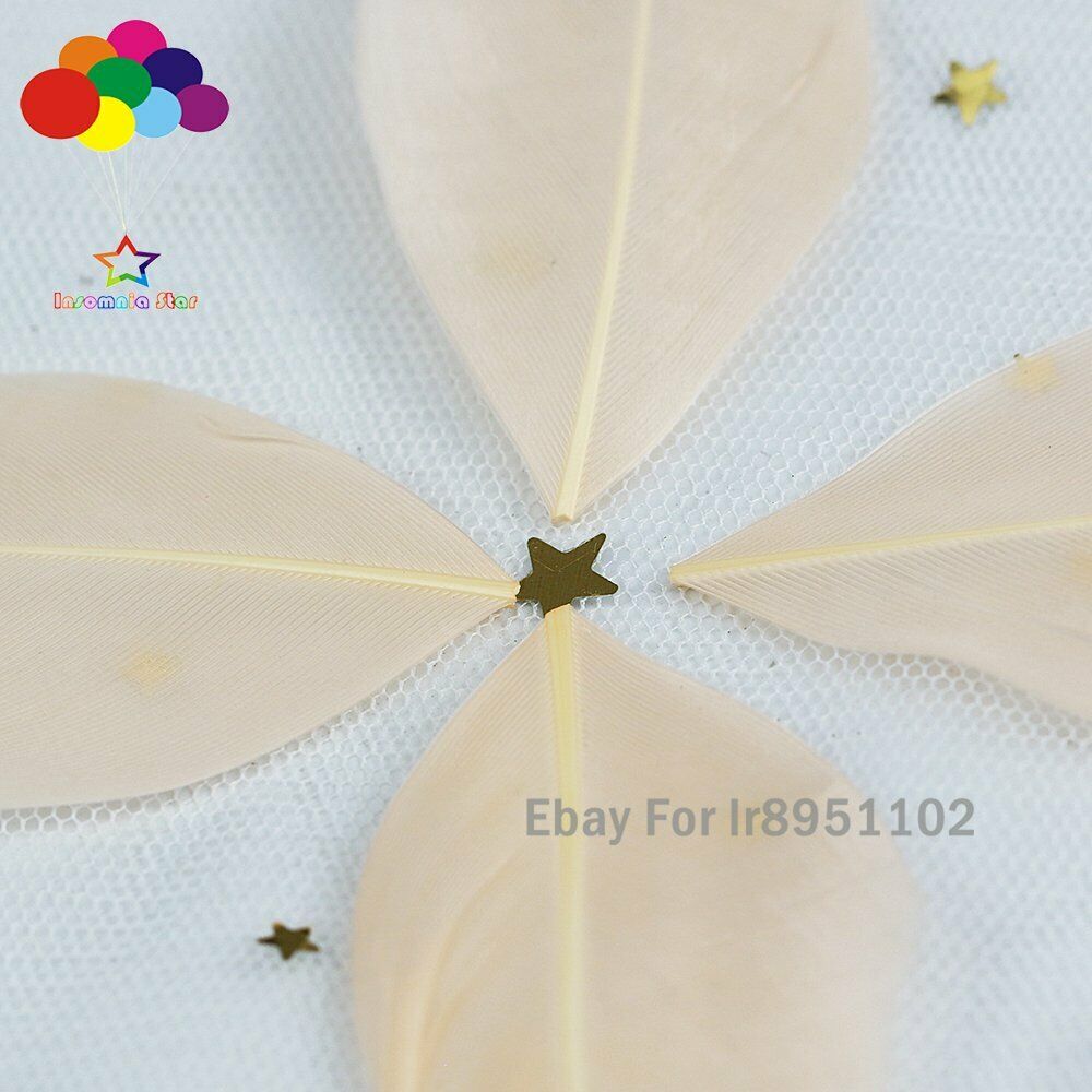 Shell pink 100 beautiful Goose feathers 5-7CM / 2-3 inch DIY jewelry decorative