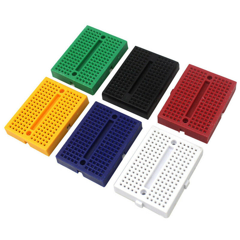 5 Pcs SYB-170 Mini Solderless Breadboard Prototype Board Plates 170 Tie-poiW WF