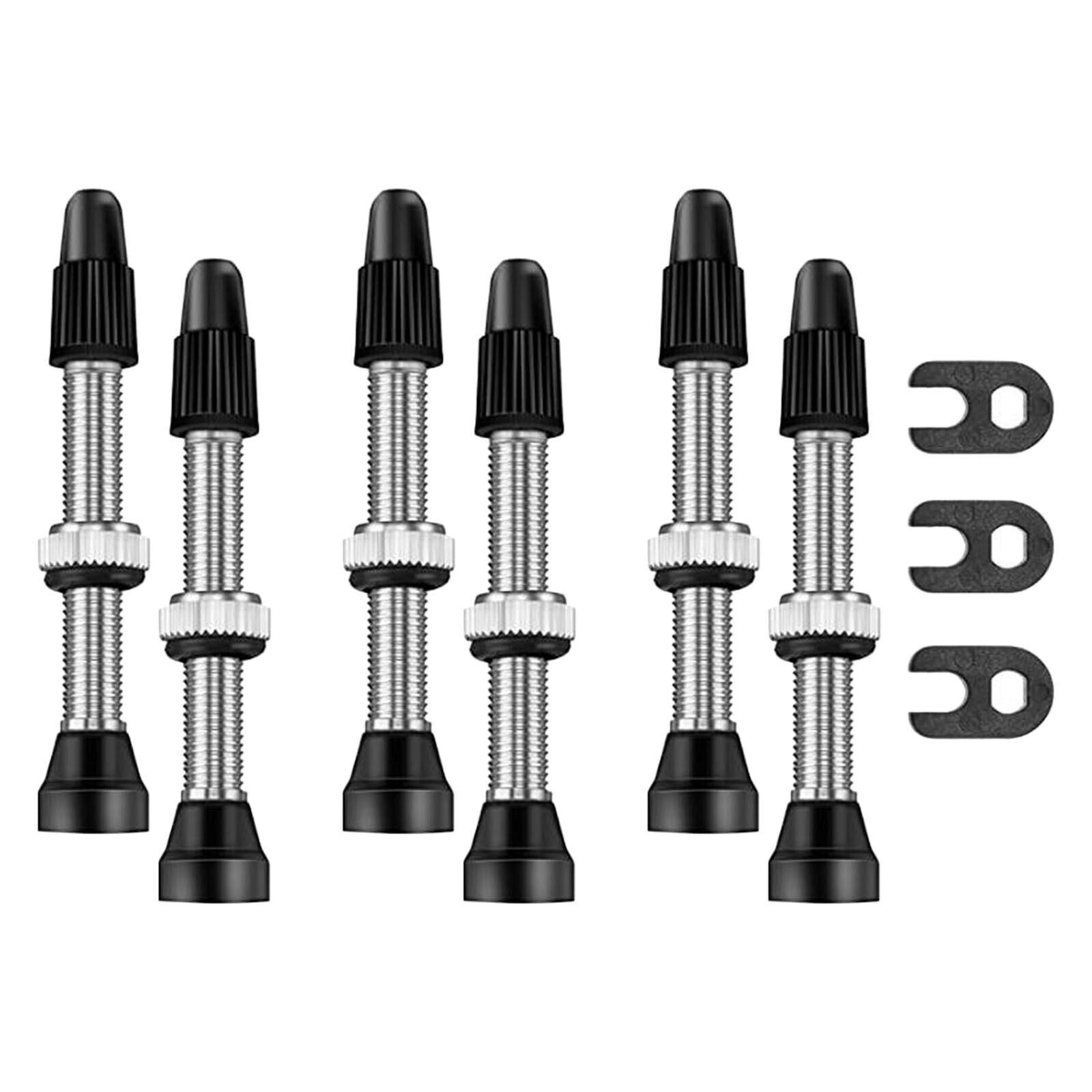 3Pair Universal Removable Core Tubeless Presta Valve Stem 40mm MTB Road Tool