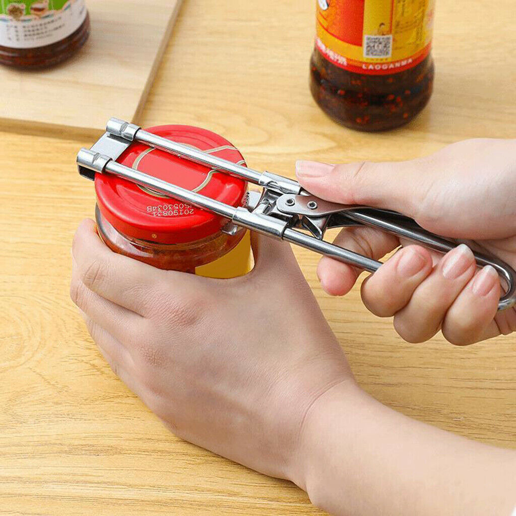 Manual Can Top Remover Bottle Opener Adjustable Stainless Steel Jar Opener