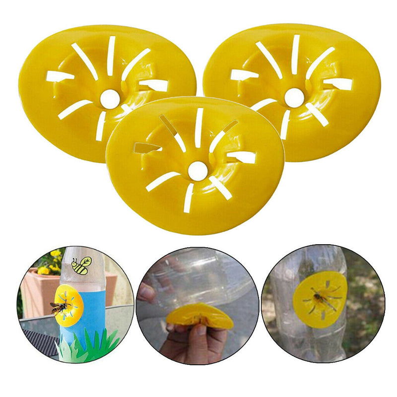 3x Flower Shaped Garden Mini Flying Insect Funnel Outdoor Wasp Trap Bee Catcher