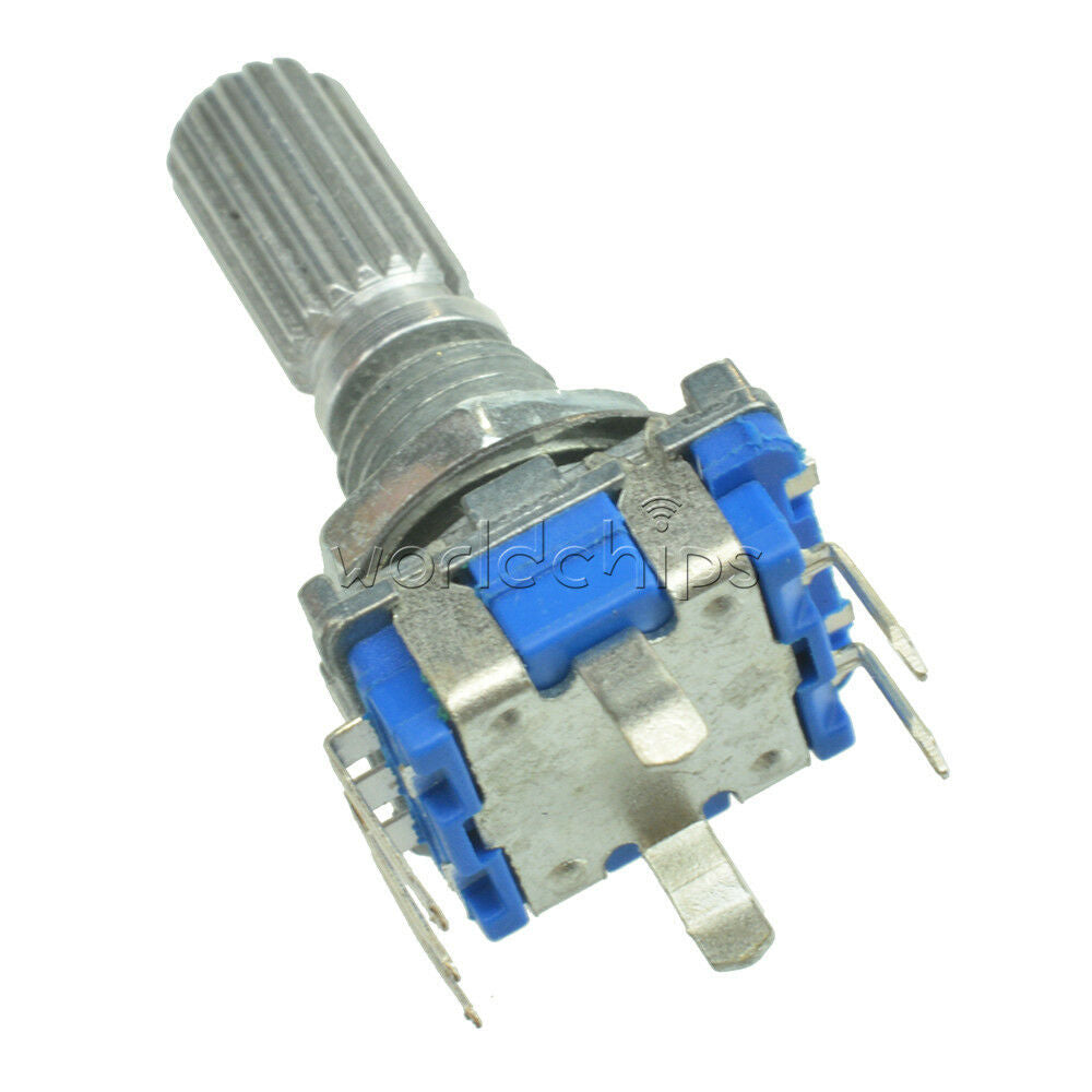 2pcs EC11 Rotary Encoder Audio Digital Potentiometer with Switch Handle 20mm