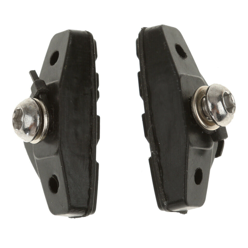 2 X Road Bike Brake Pads Cycle Blocks Black 5cm