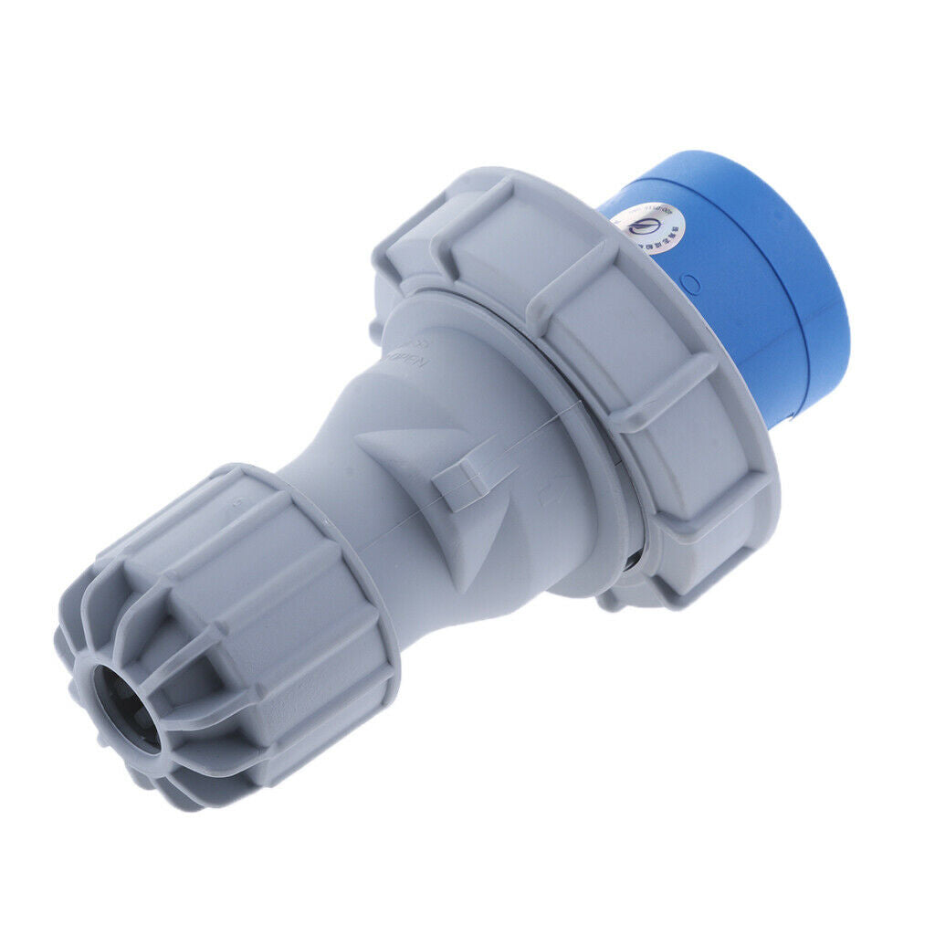 16AMP Flat Industrial Male Electrical Plug IP67 Marine Shore Power Socket