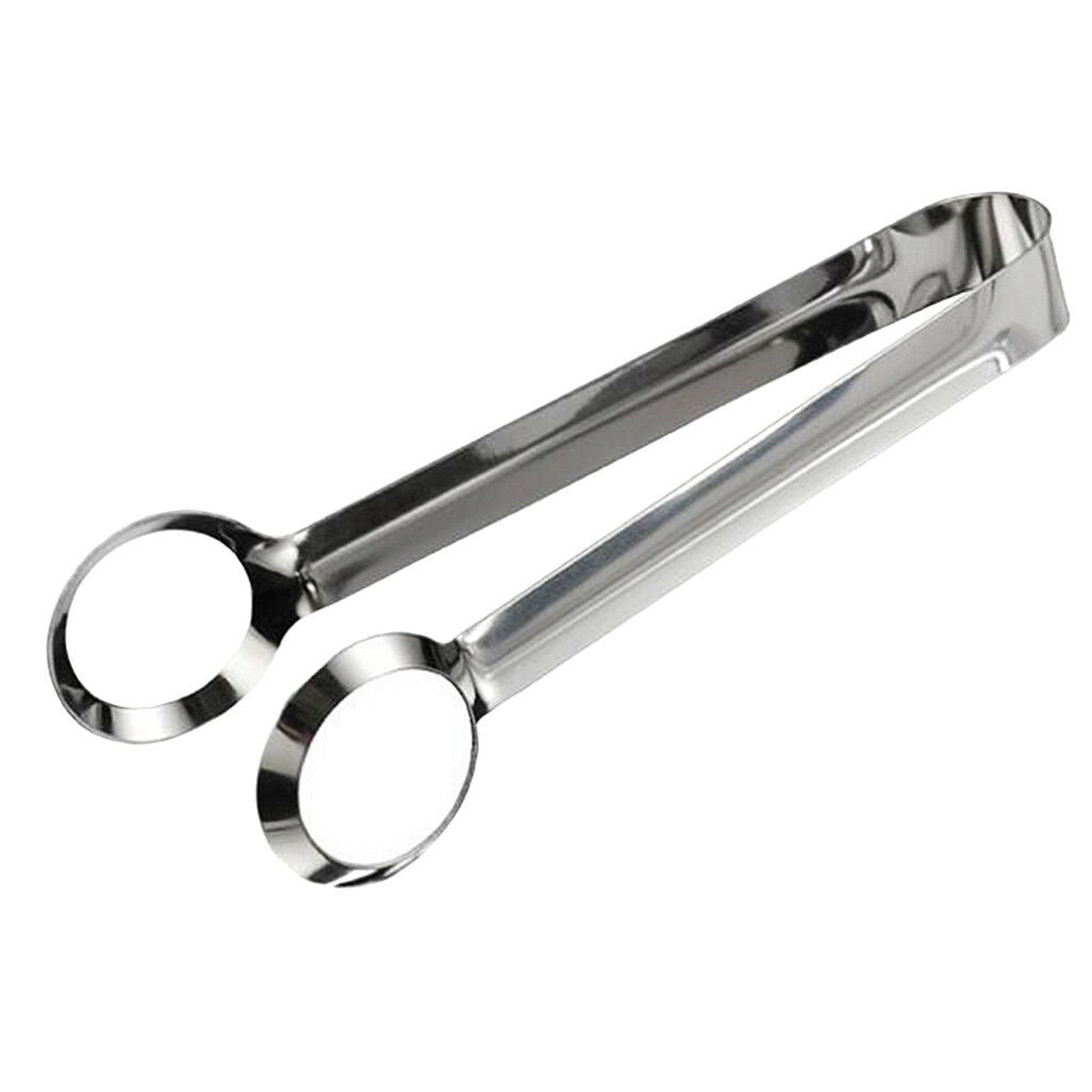Tongs Salad BBQ Frying Food Bread Boiled Egg Serving Stainless Steel Tong