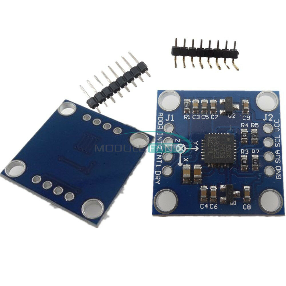 LSM303DLH Triaxial Acceleration E-Compass Magnetometer Development Board
