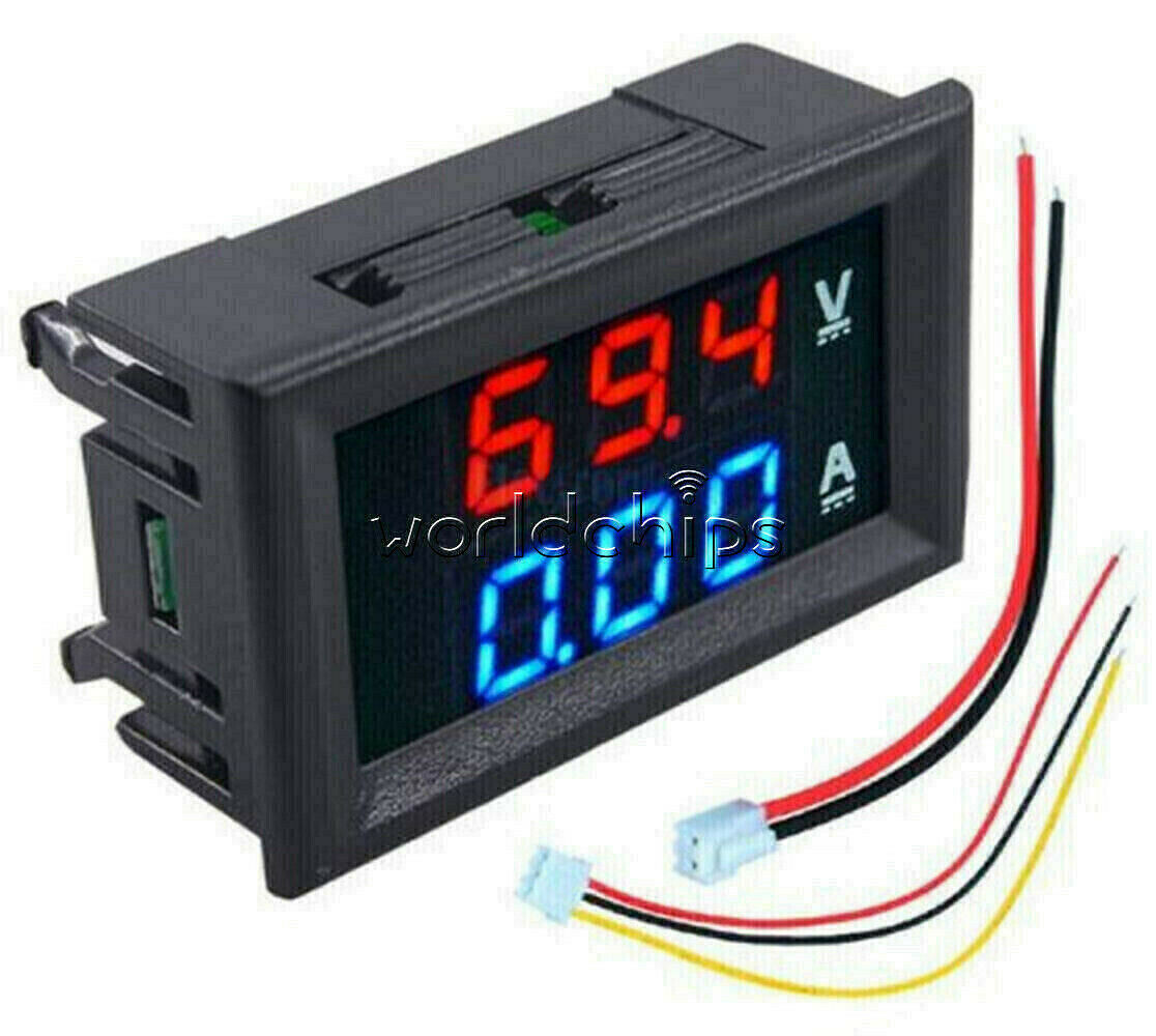 DC 100V 10A Voltmeter AmmeterLED Amp Dual Digital Volt Meter