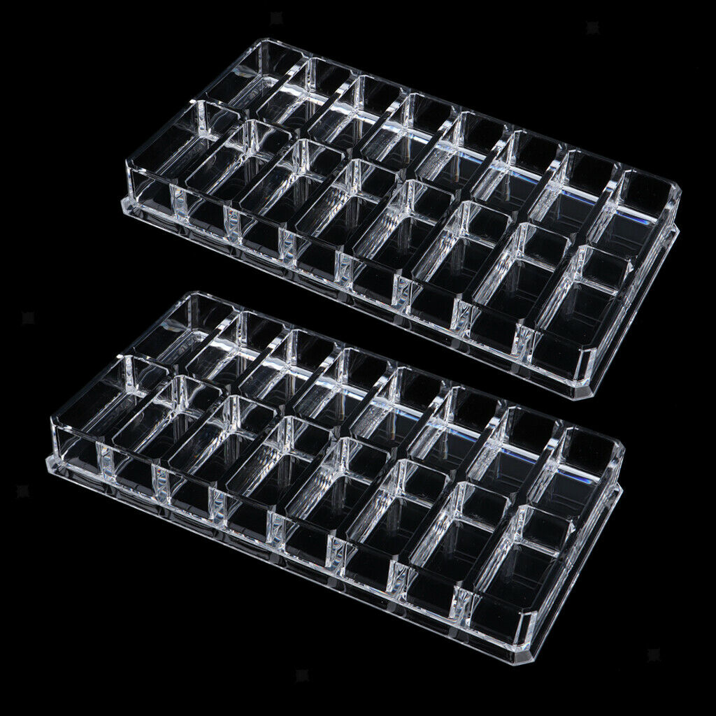 Lots 2 Compact Display Holder Organizer for Blush Highlighter Palette Pallet