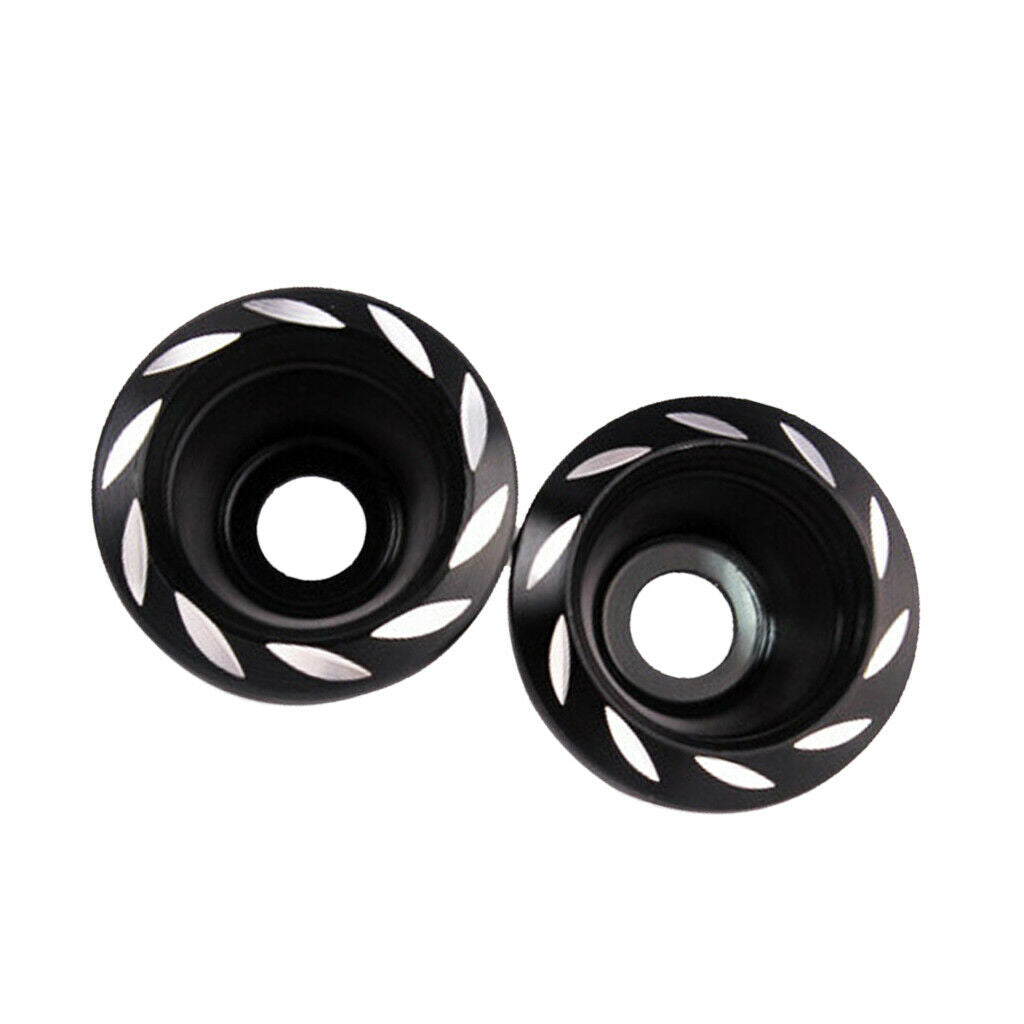Motorcycle Front Fork Decoration Cup Wheel Drop Resistance Holder  Black