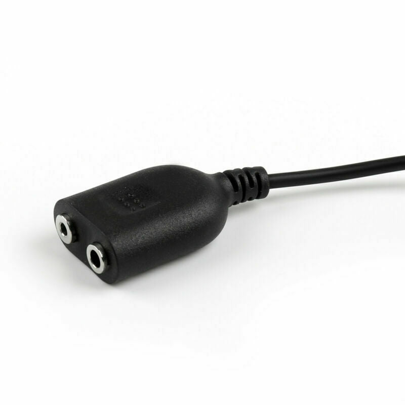 1Pcs 2Pin Extension Cable For Radio Earpiece Speaker Mic Kenwood Baofeng 2m A6