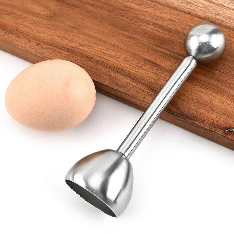 Stainless Steel Egg Topper Eggshell Cutter Egg Cracker For Soft Boiled Egg HN US