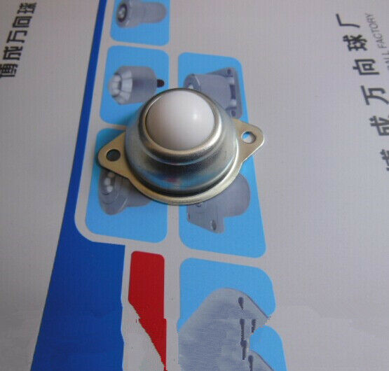 5 Pcs Dia 1'' Nylon Ball Metal Transfer Bearing Unit Conveyor Roller