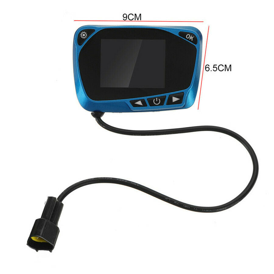 1x Blue LCD 12/24V Car Air Parking Heater Switch Remote Control Setup ON/OFF