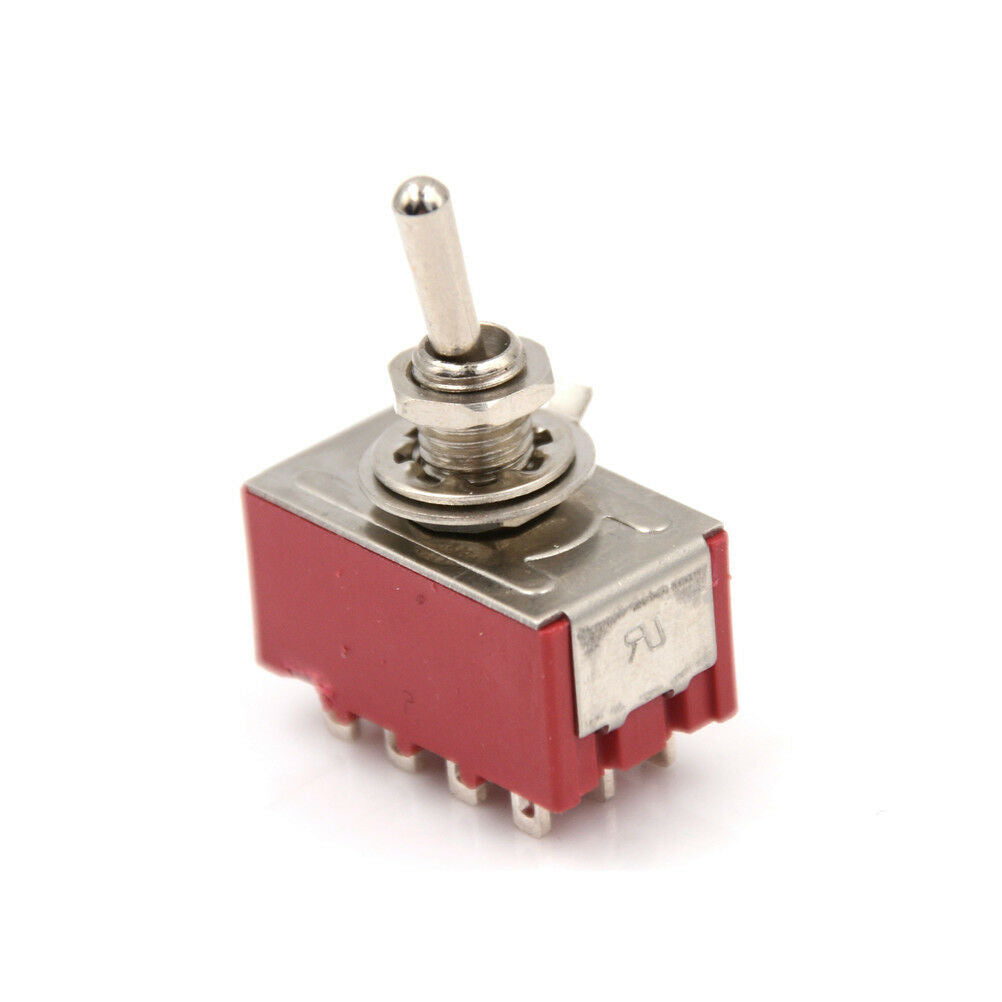 2A250VAC 5A125VAC 12 Pin 4PDT ON/ON 2 Position Mini Toggle Switch MTS- KoF1Y WF