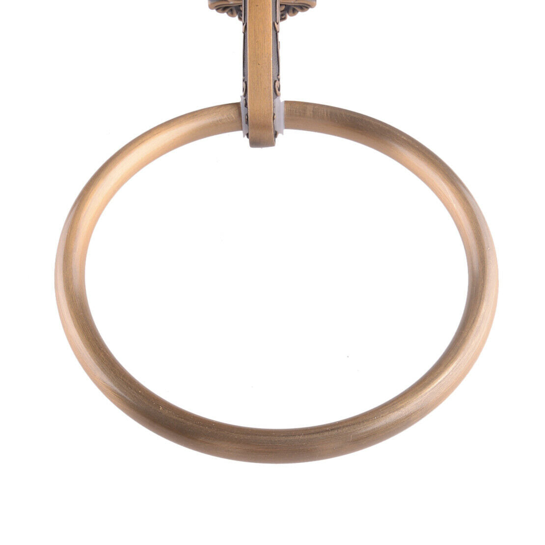 Bronze Carved Small Bathroom Hand Towel Ring Rack Wall Mounted Towel Holder Kit