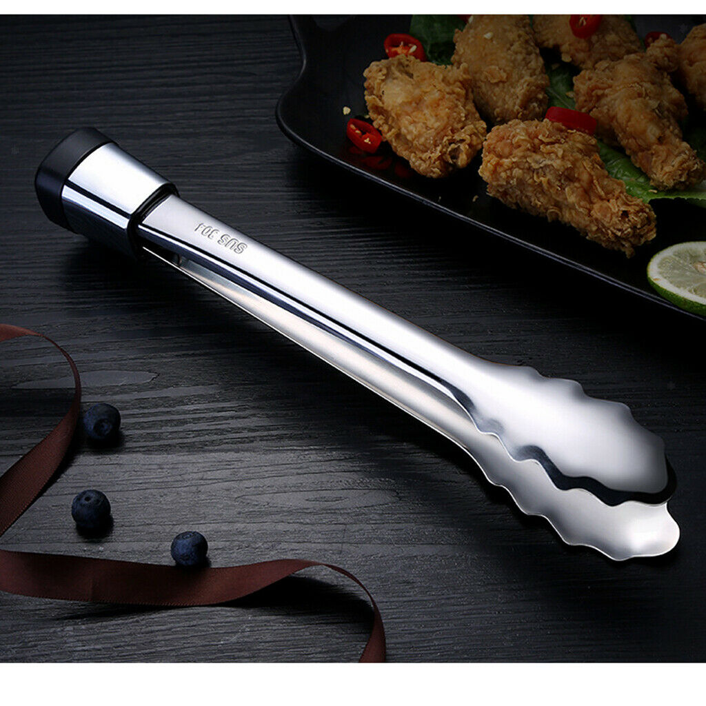 Premium Stainless Steel Metal Kitchen Tongs