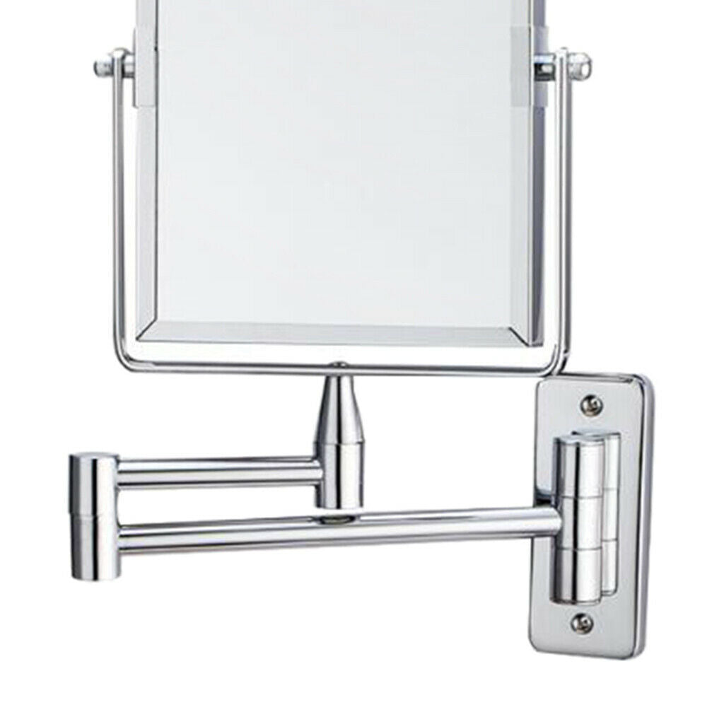 Double Sided 2X Magnified Cosmetic Makeup Mirror with 15 ''
