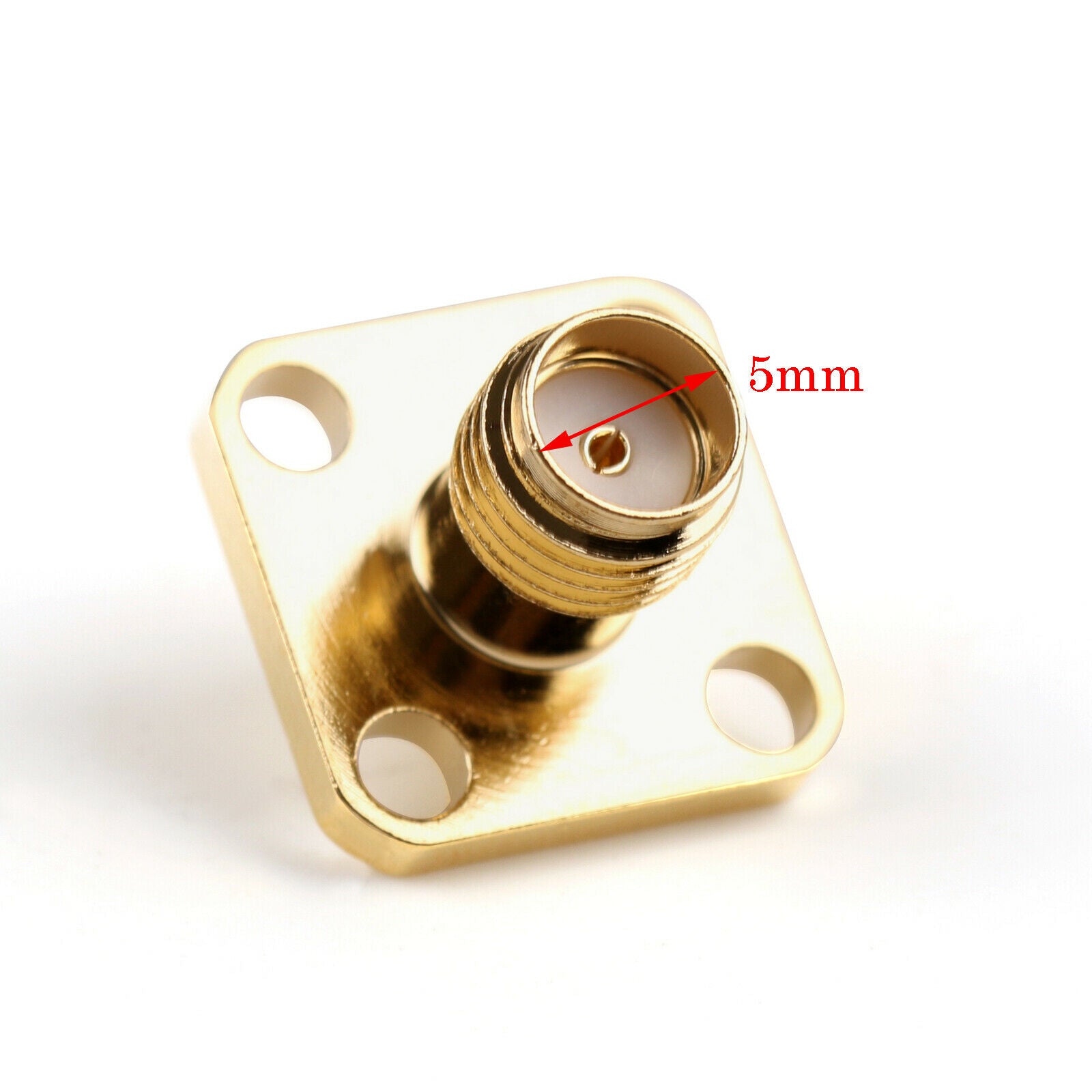 10xSMA Female Jack Chassis 4Hole Panel Post Terminal RF Coax Connector 5mm B5