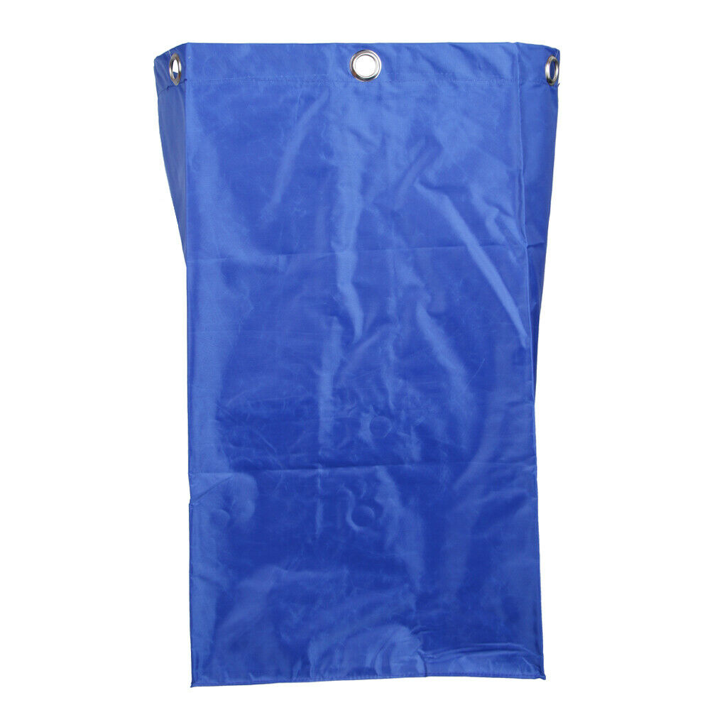 Janitorial Cart Cleaning Tool Waterproof Cart Storage Bag 40x28x69cm Blue