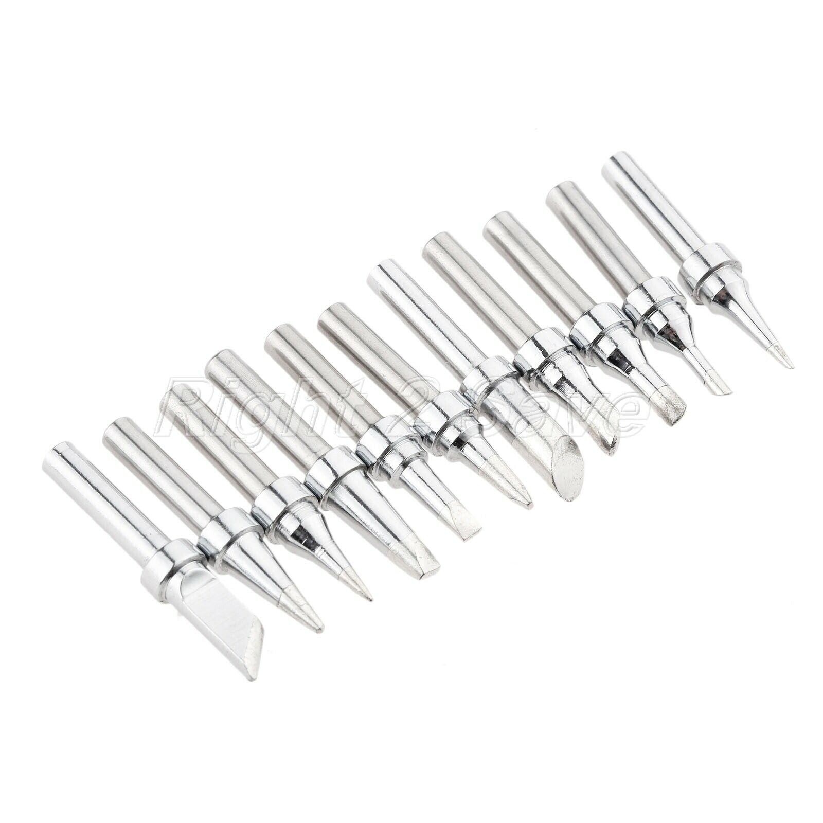 Set of 11Pcs 200M-T Series Soldering Iron Tip for quick 203/204 Machine Supplies