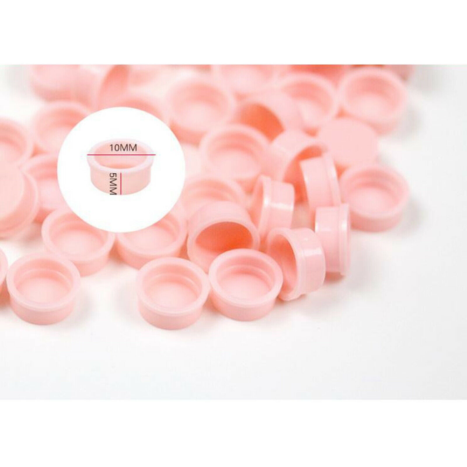 Professional 100Pcs Eyelash Extensions Volume Fan Glue Cups Sun Flower Tool