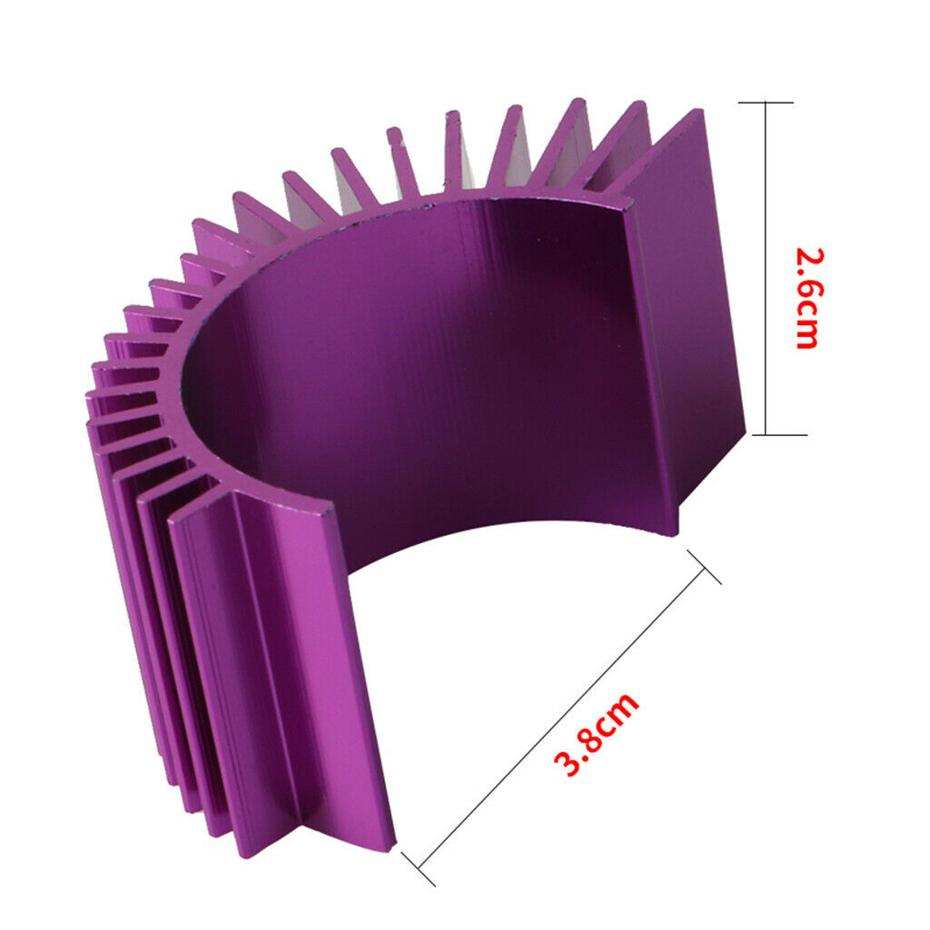 RC Motor Heat Sink Cooling Fins for 1/10 540 550 Remote Control Devices Car -