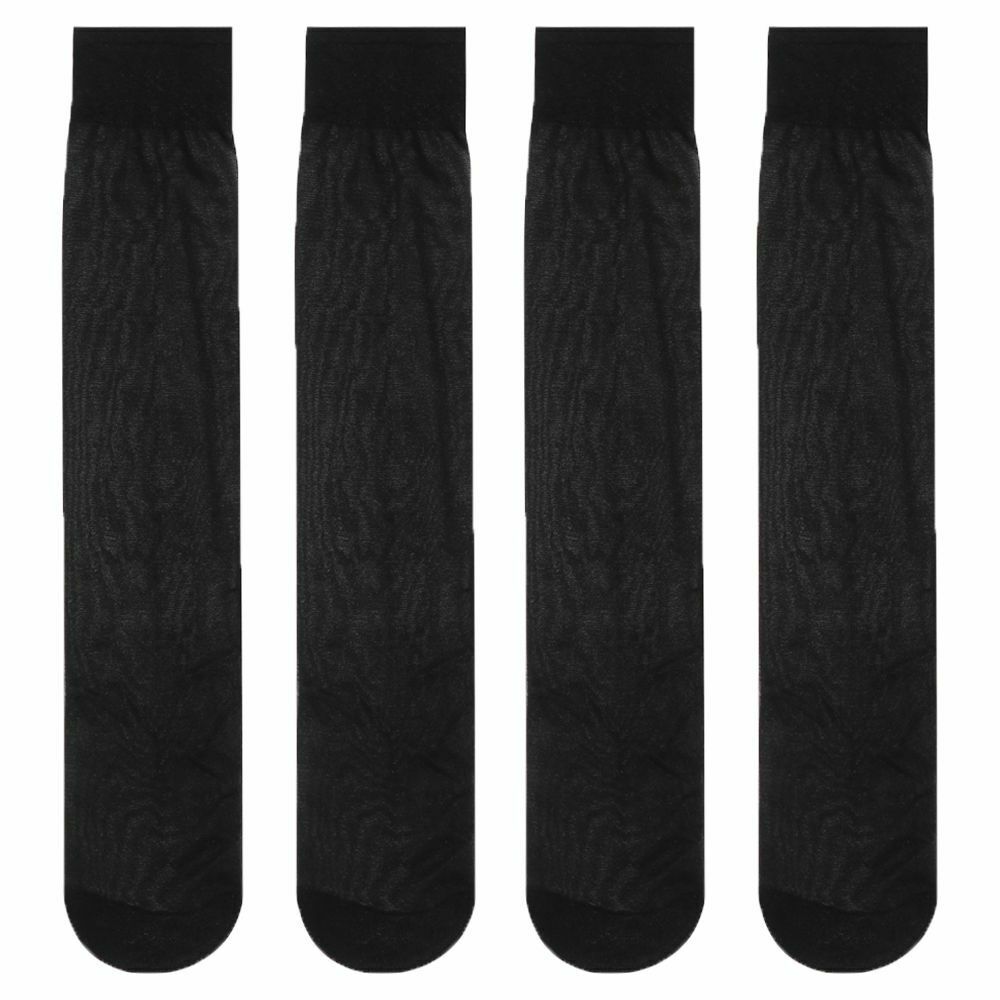 Sexy Transparent Girls Women's Socks Over Calf High Long Socks Stockings