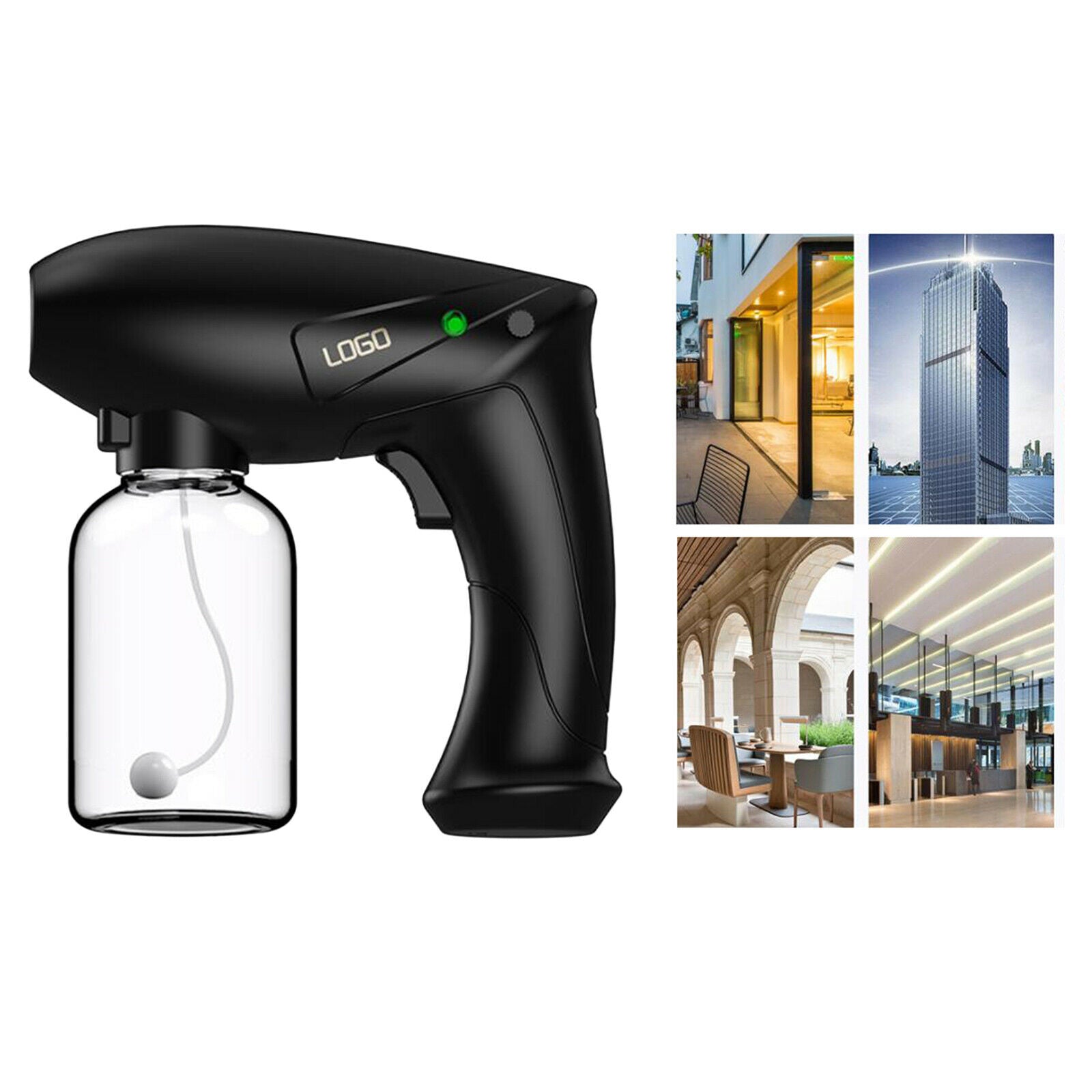 Portable Wireless Disinfectant Atomizer Spray Gun Mist Maker for Home Hotel