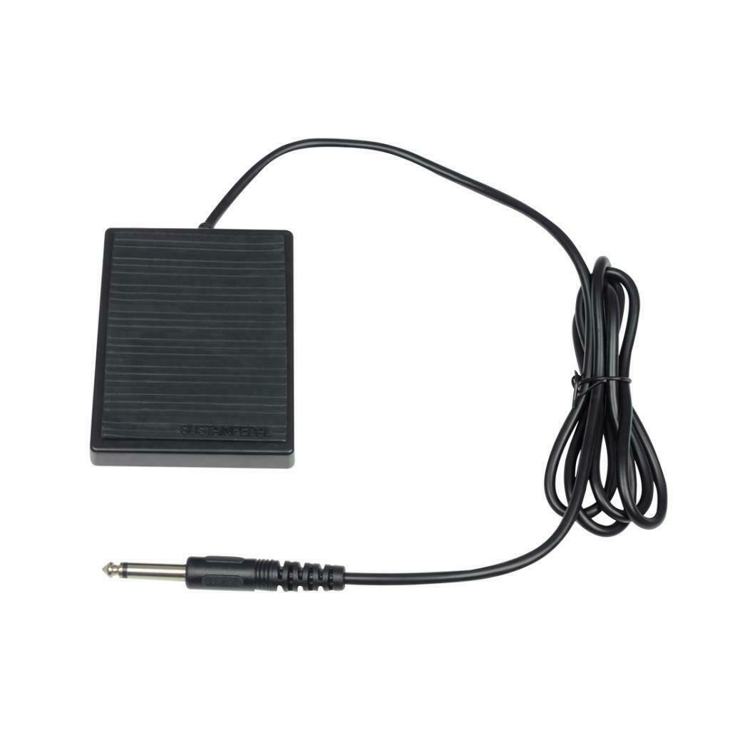 Universal Sustain Pedal Foot Damper Pedal for Keyboard Electronic Drum Black