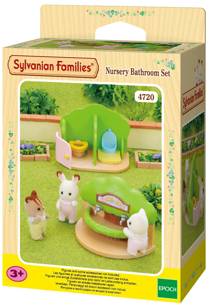 New! 4720 Sylvanian Families Nursery Bathroom 2 Piece Set Children Girls Age 3+