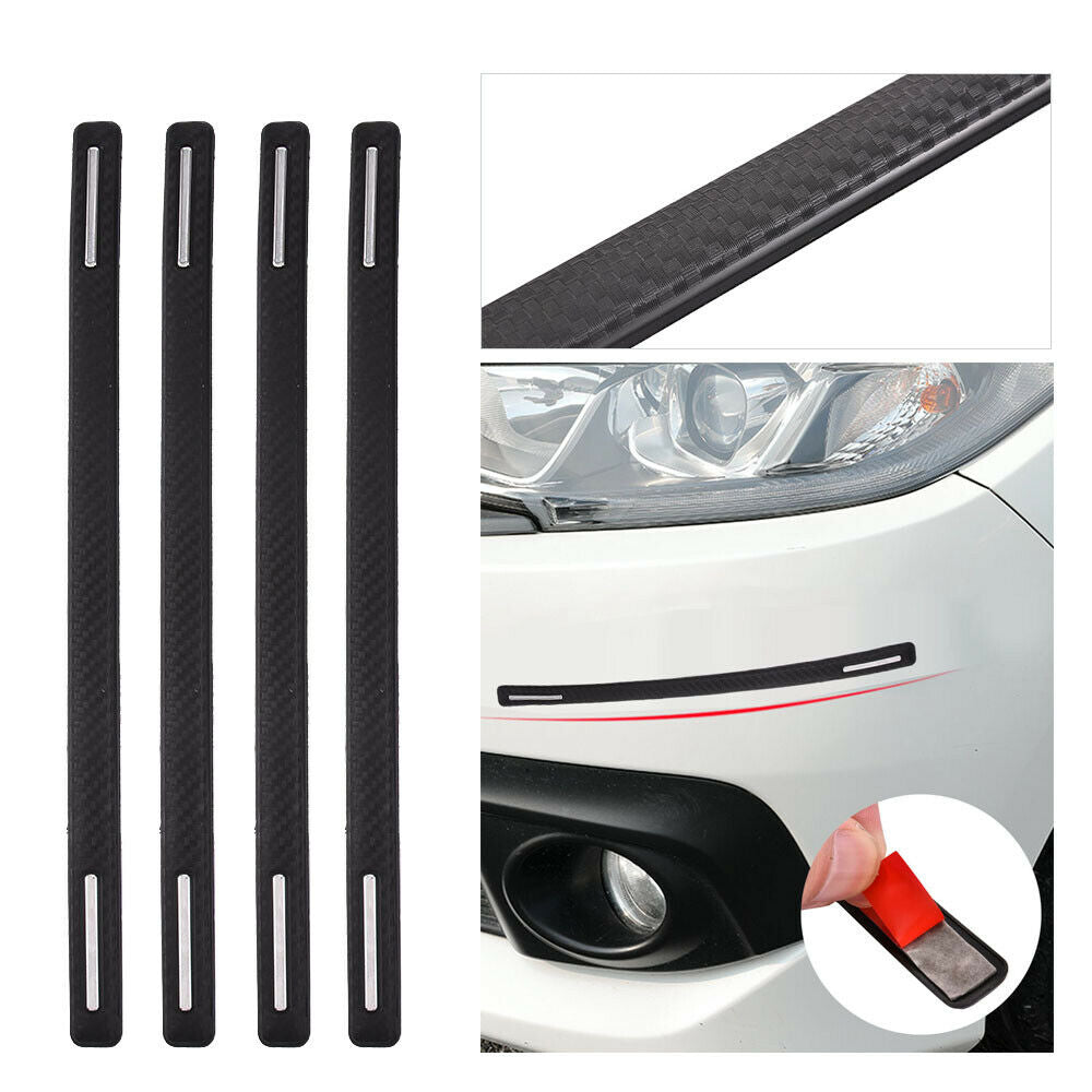 4Pack Car Accessories Bumper Corner Guard Cover Anti-Scratch Protector Stickers