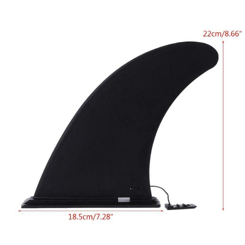 Black Nylon Surfboard Fins Buckle Type Canoe Paddle Board Aquaplane Center Surf