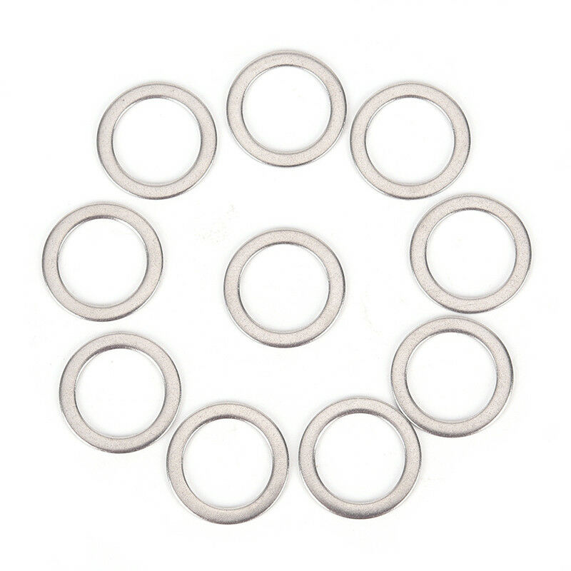 10Pcs Bicycle Pedal Spacer Crank Cycling Bike Stainless Steel Ring Washers iiSJ