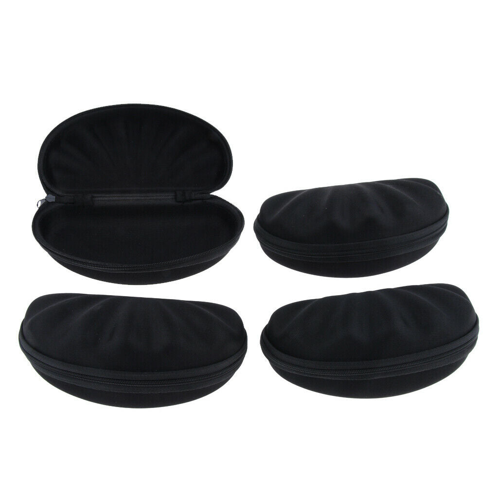 8Pcs Large Glasses Sunglasses Hard Case Box Protector Holder - Zipper Design -