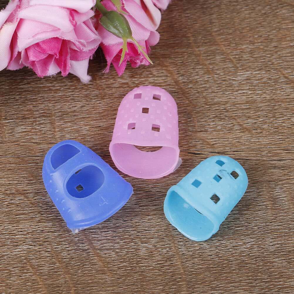 4Pcs Guitar fingertip protectors finger guards for guitar ukulele accessor.l8