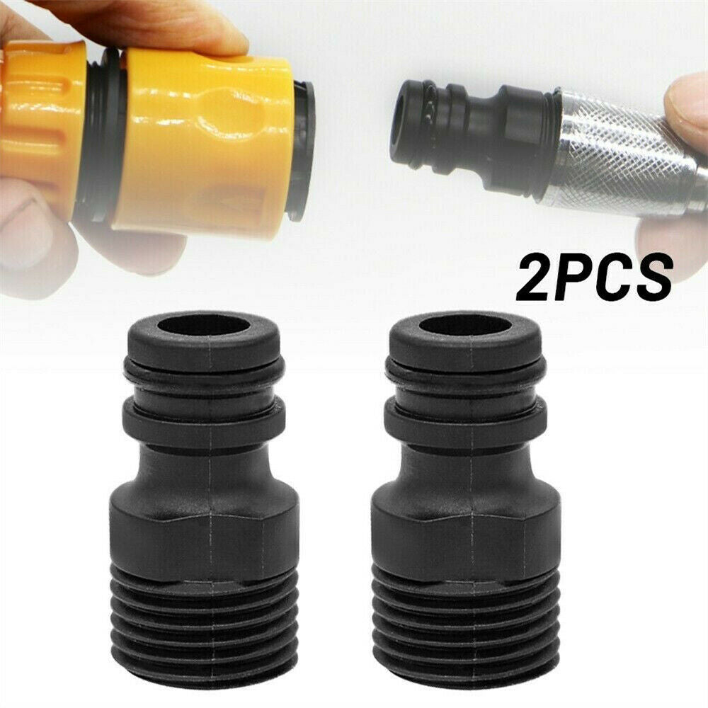 2x Thread Pipe Nipple Fitting car wash water gun connector Industrial connector