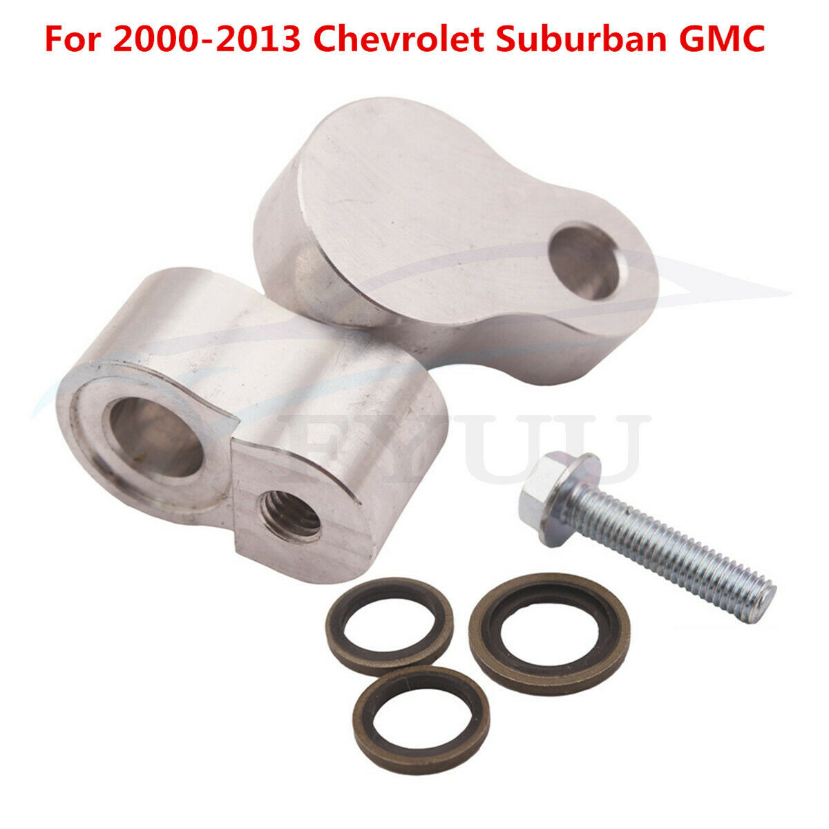 New Aluminum Billet Rear A/C Block Off Kit For 2000-2013 Chevrolet Suburban GMC