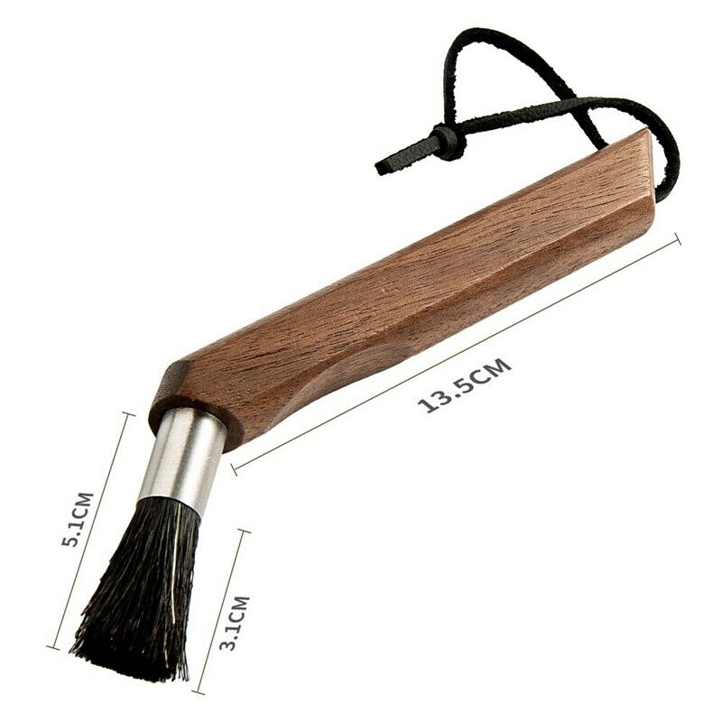 Coffee Machine Brush Coffee Grinder Cleaning Brush Tool with Wooden Handle aI1W5