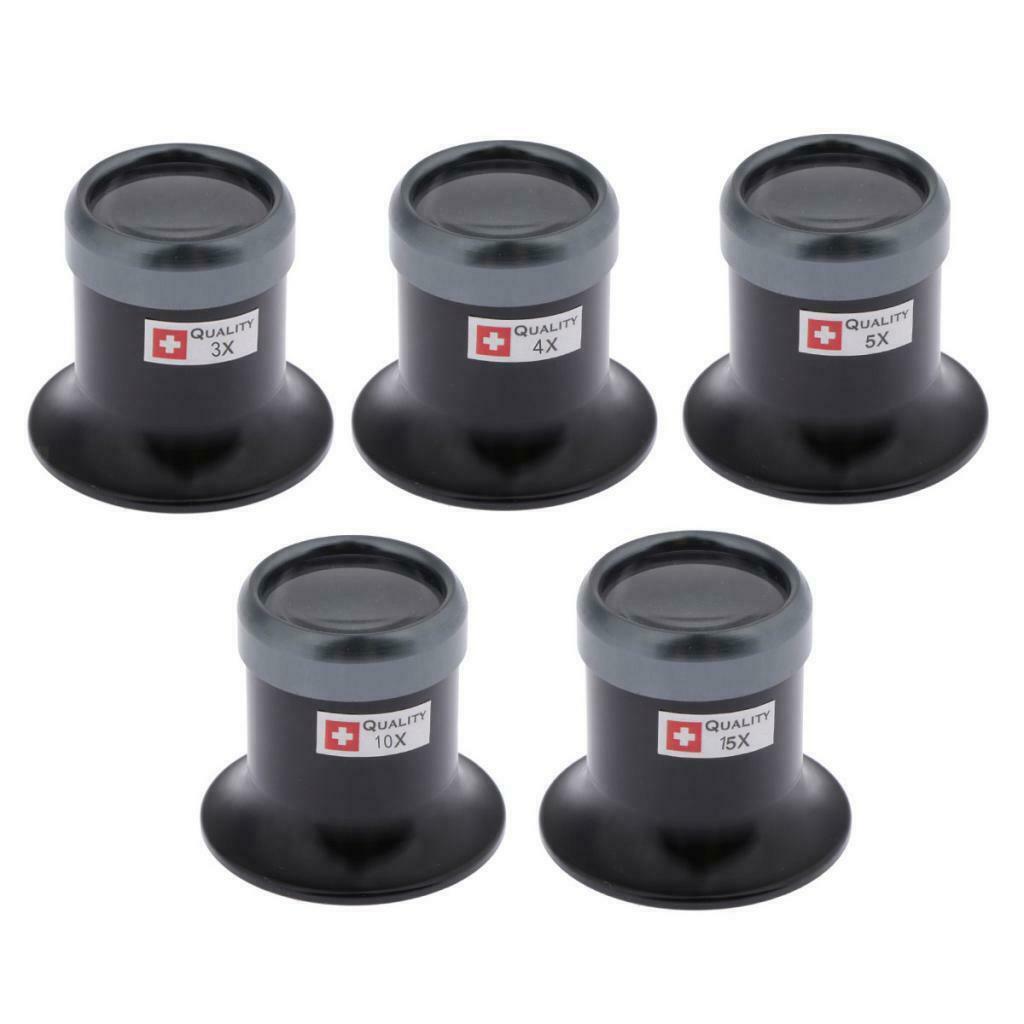 Metal Magnifier Loupes Eyepieces Ocular Lens For Watches Jewelry Repair 3X