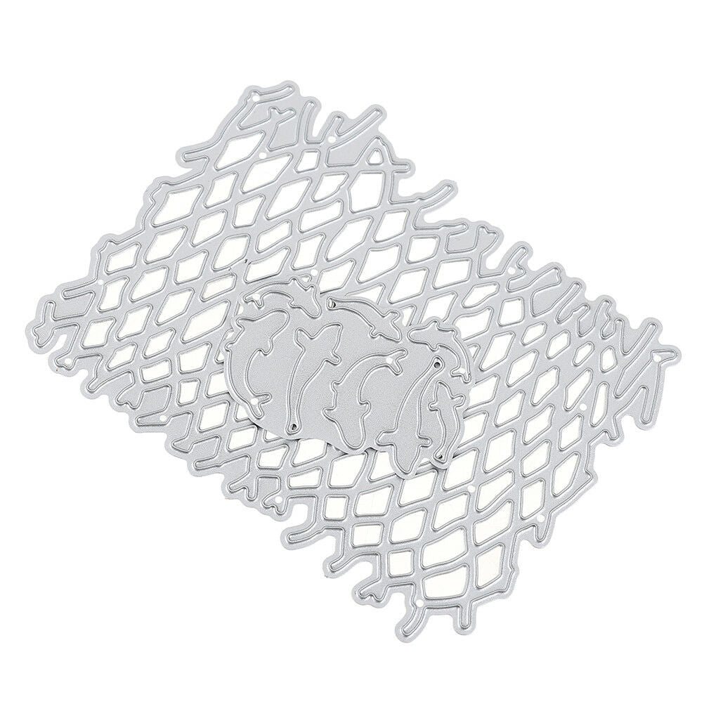 Fishing Net Metal Cutting Dies Stencils for DIY Scrapbooking Album Paper C.l8