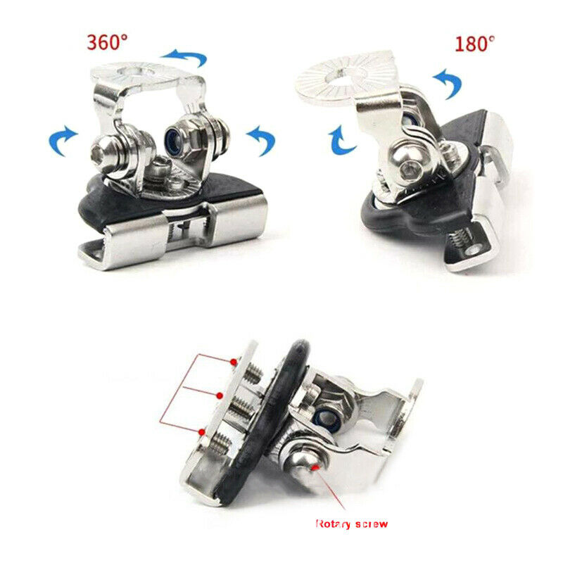 2PCS Universal Car Truck Hood Mounting Brackets Led Work light Bars Clamp HoBDA