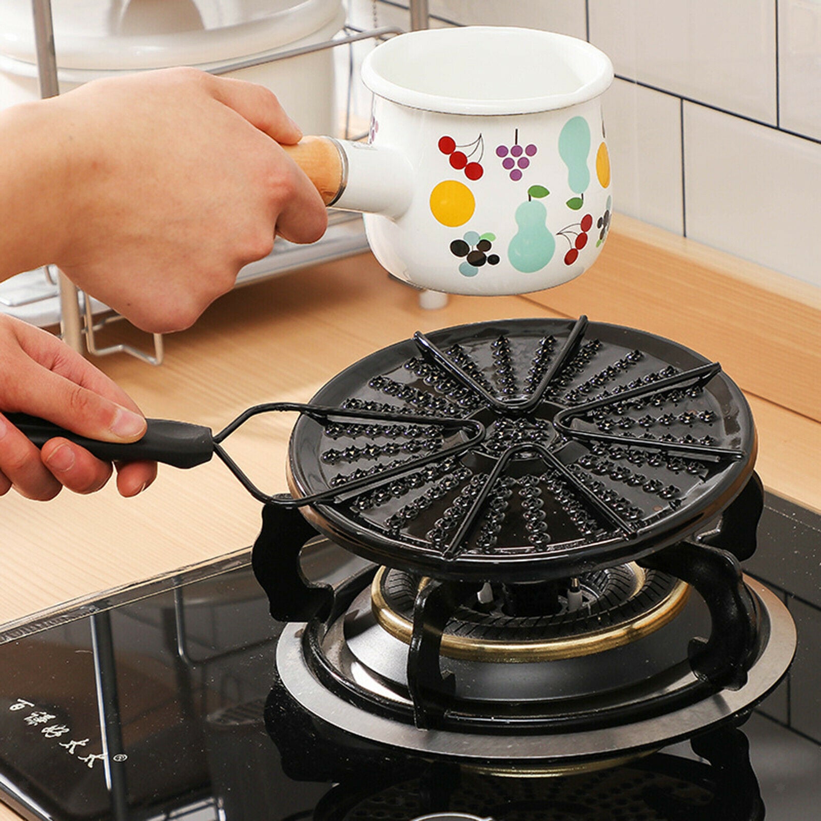 Heat-conducting plate rapid defrosting plate stovetop cookware pan protection