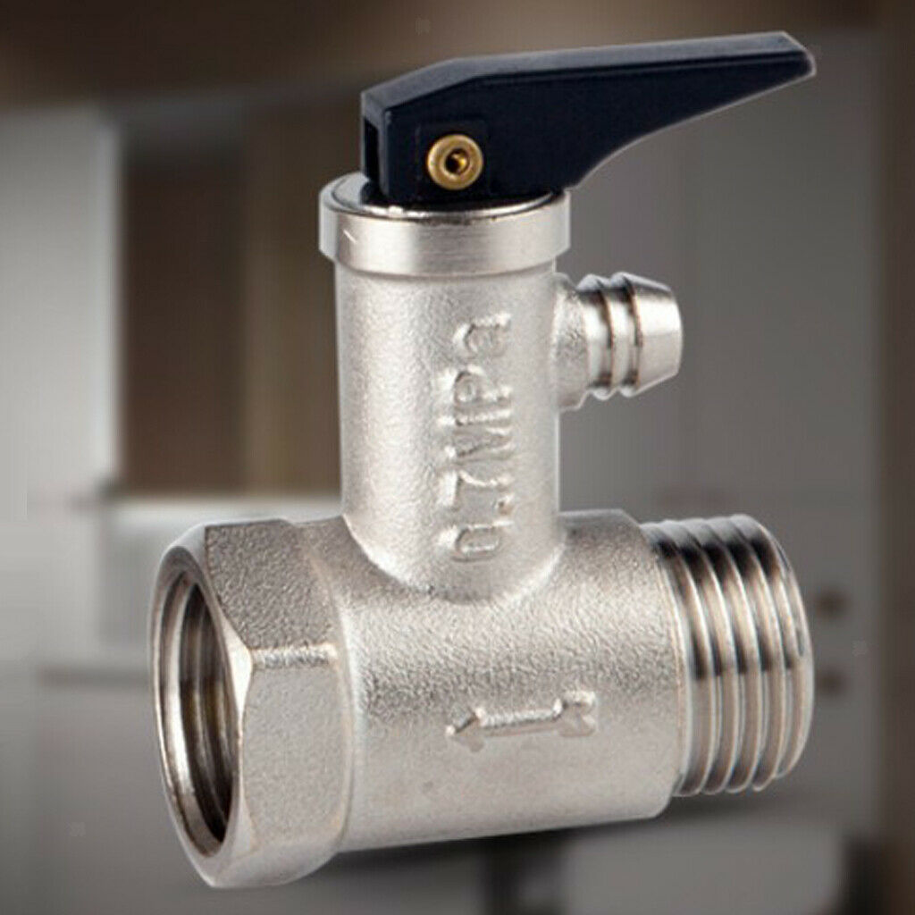 Useful 1/2inch DN15 Brass Water Heater Pressure Relief Check Safety Valve