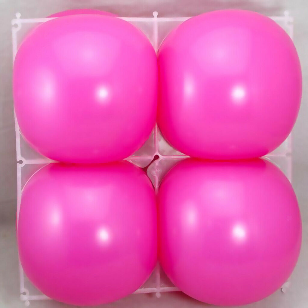 Pack of 2 Square Plastic Balloon Grid Frame 4 Holes Wedding Birthday Baby Shower