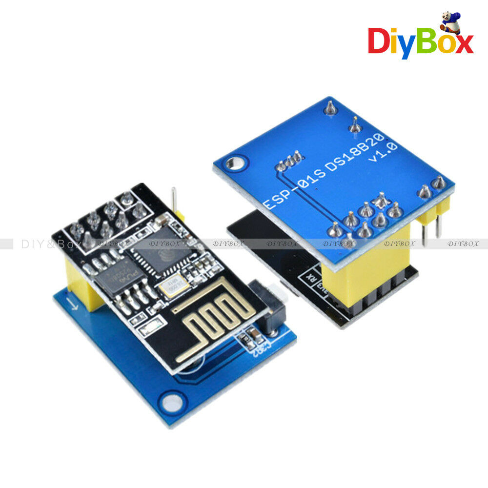 ESP8266 ESP-01S Wireless WIFI Module DS18B20 Temperature Sensor Adapter Board