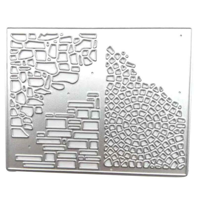 Geometric Metal Cutting Dies Stencil DIY Scrapbooking Album Paper Card Template