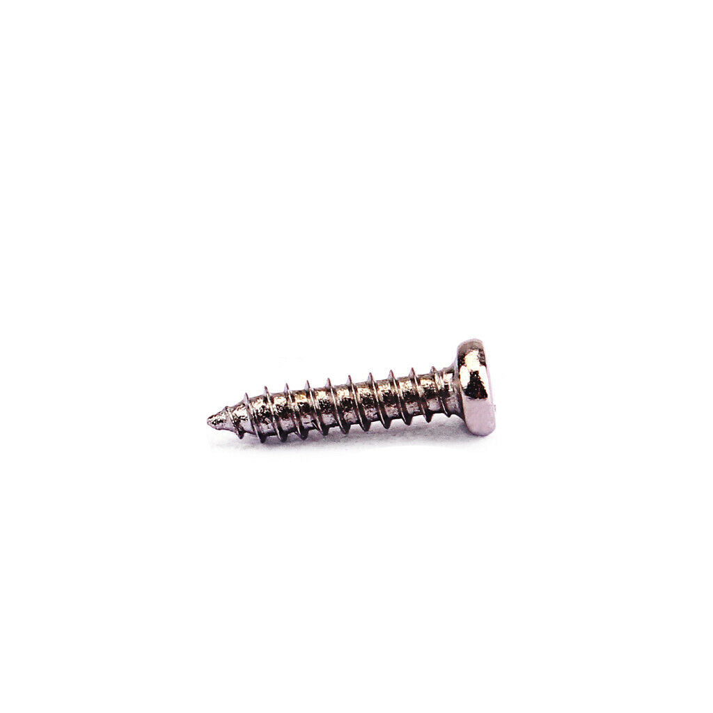 Pack of 200 Guitars Machine Heads Tuning Pegs Screws 11x2.2mm Nickel+Black